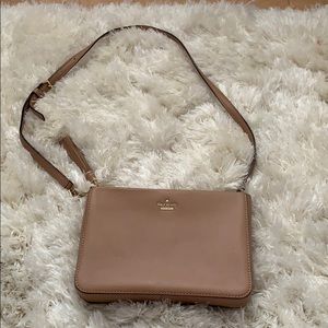 Tan Kate Spade bag with gold hardware NWOT